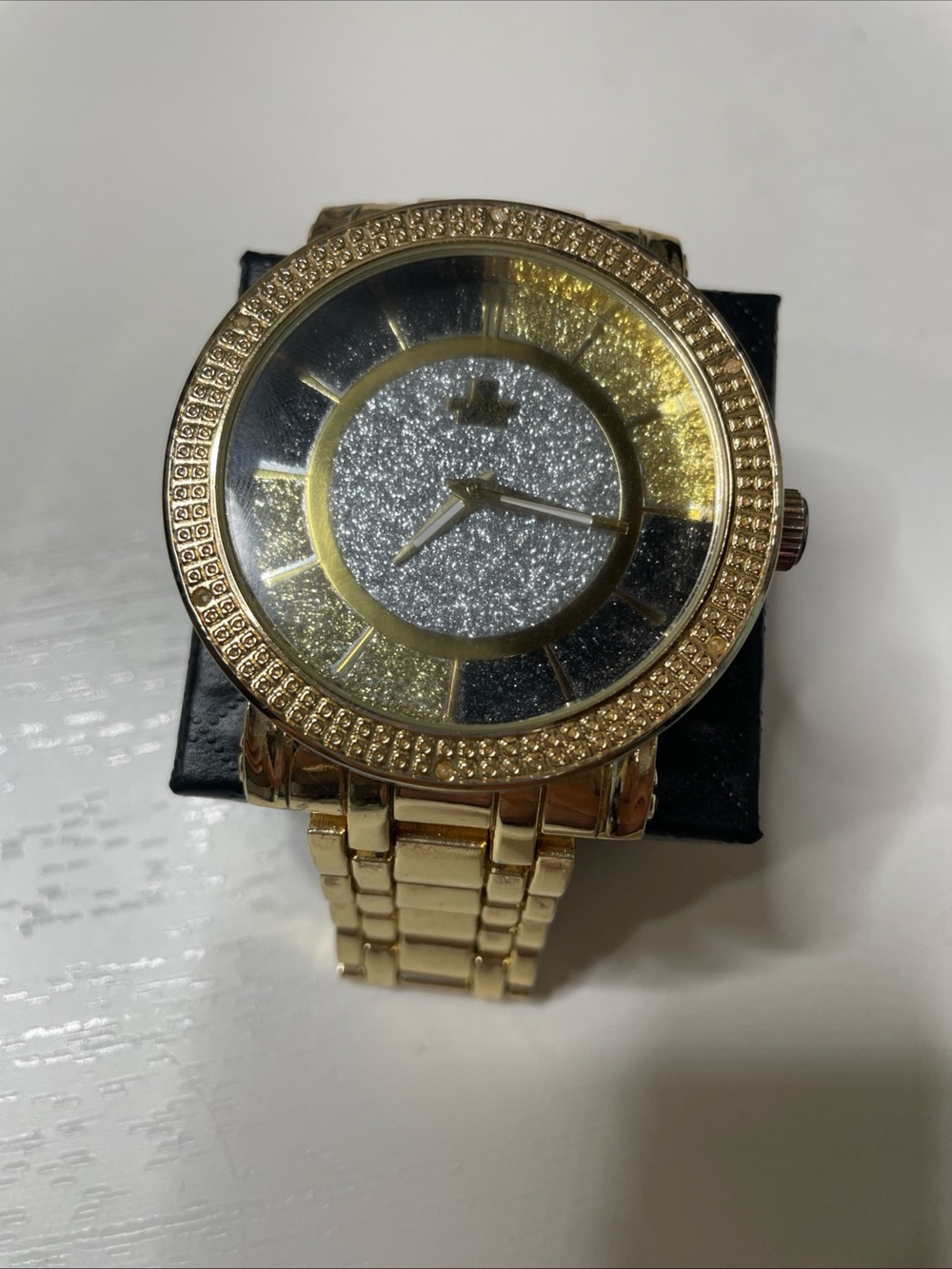 Diamond Maxx Gold Watch- With Lab Created Diamonds